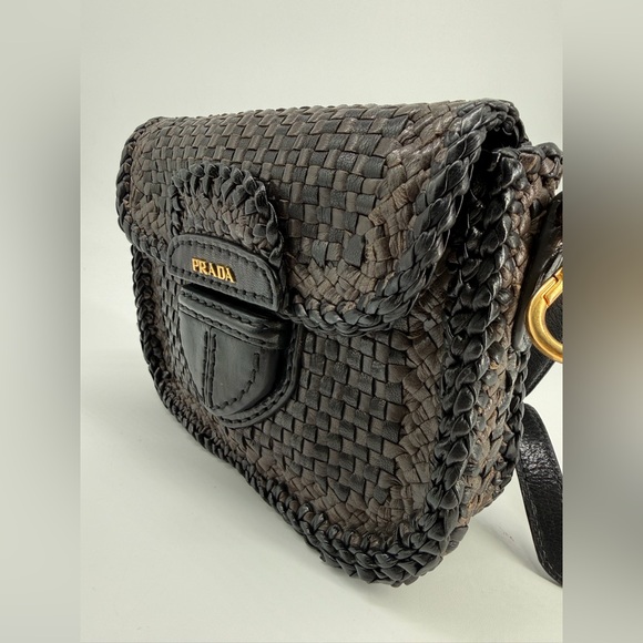 Prada Madras Crossbody Brown Bag - Picture 8 of 16